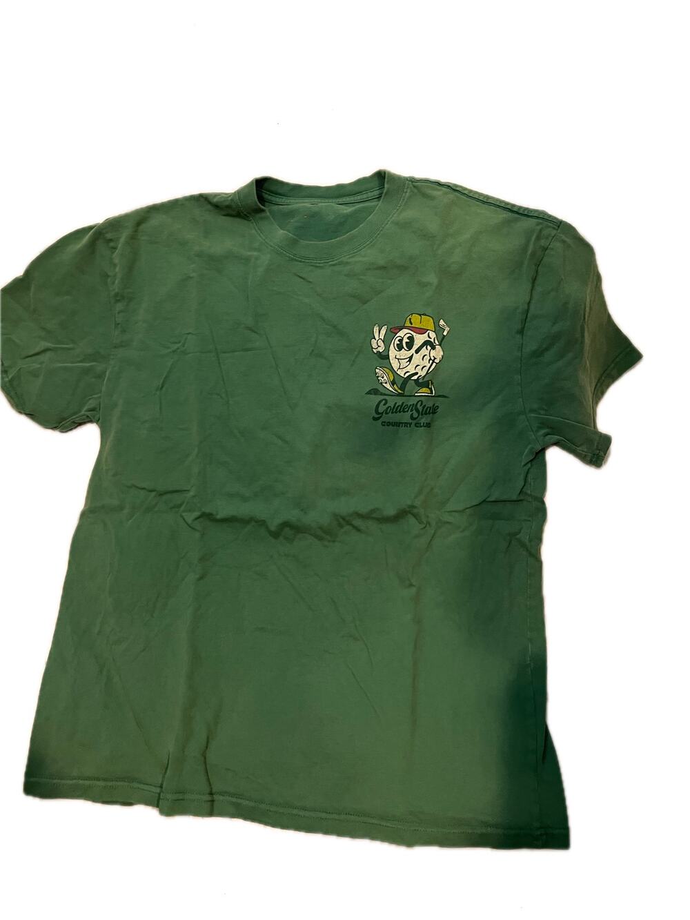 Golden State Country Club Green T-Shirt Mens Medium